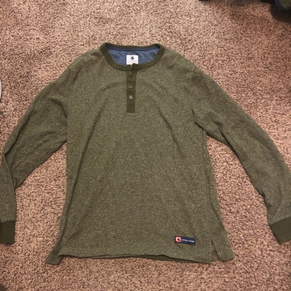 Southern Proper men’s large green Henley